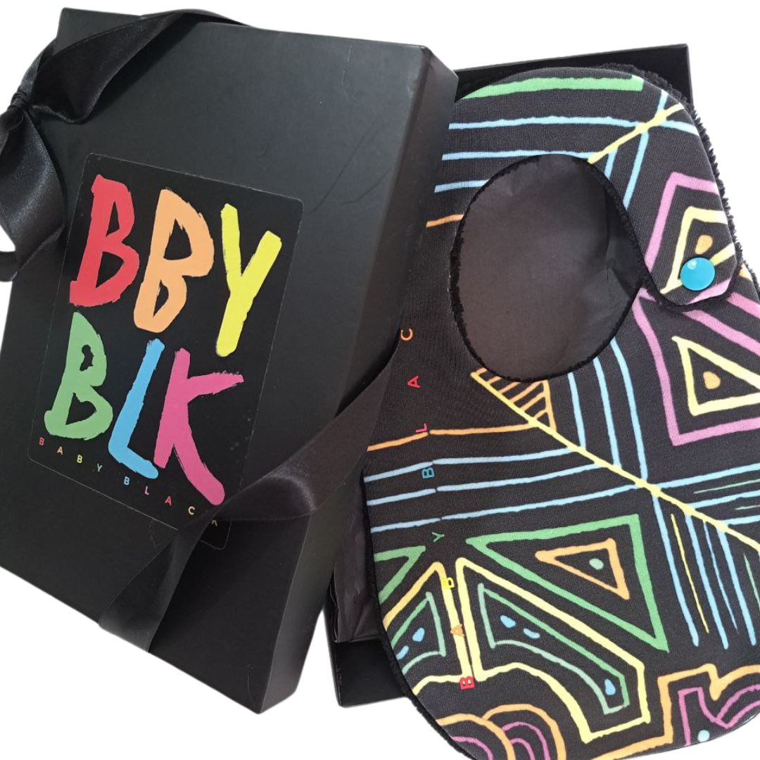 black bamboo bib giftbox