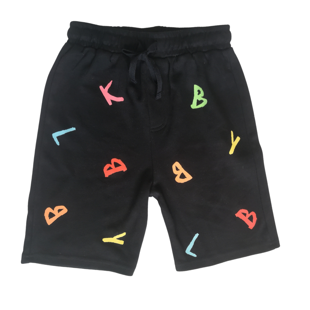 black shorts kids clothing