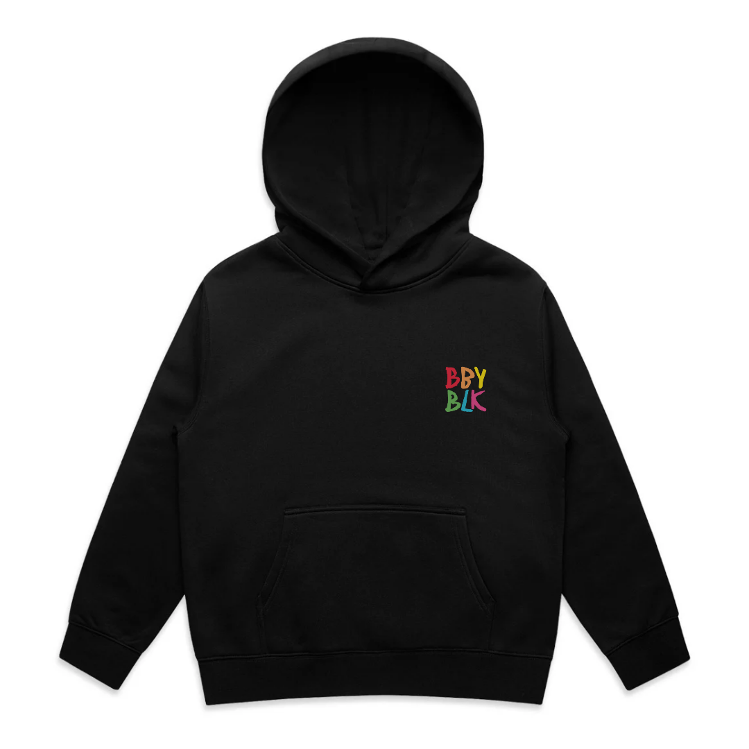 kids classic black hoody