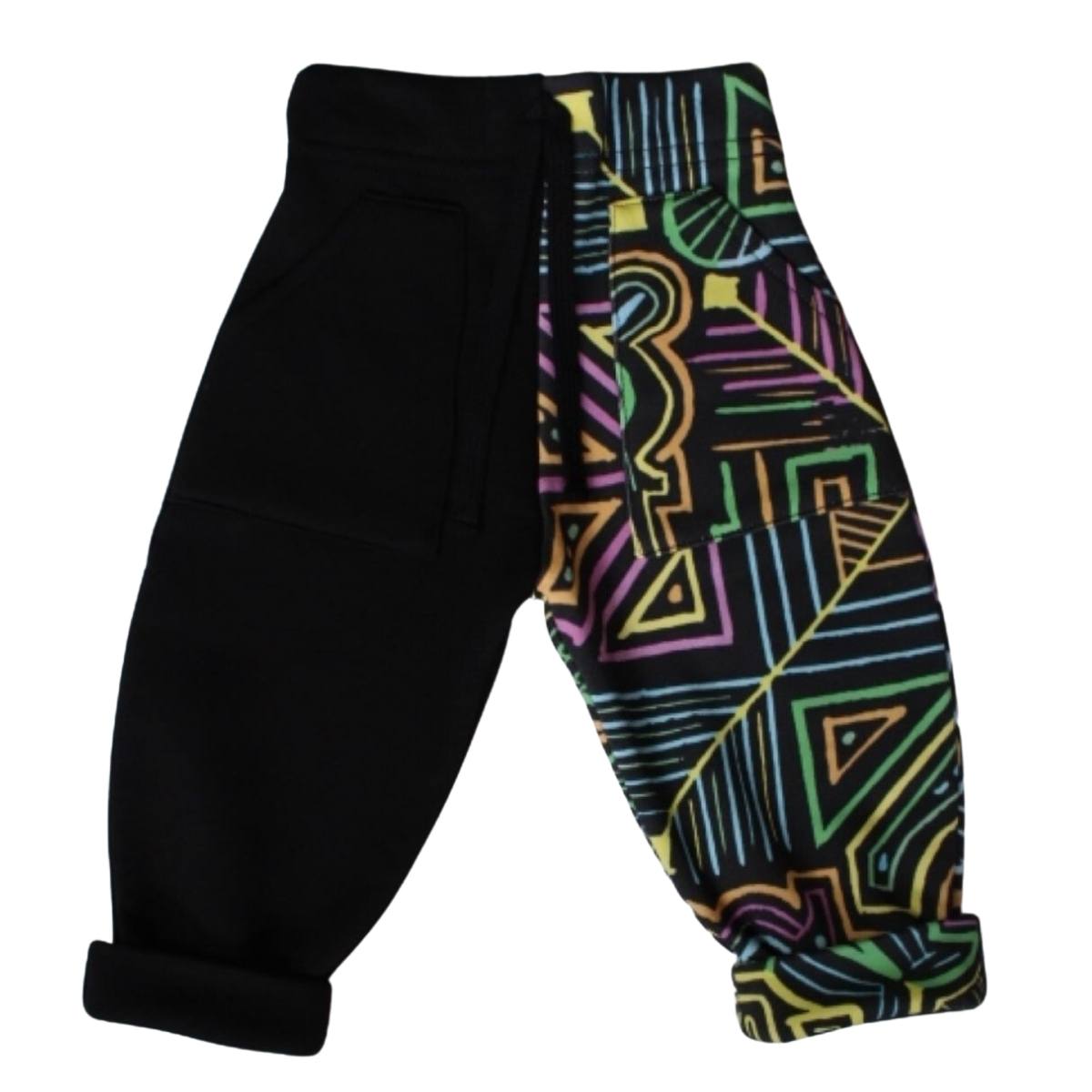 Odd Joggers - Black & Tribal Play