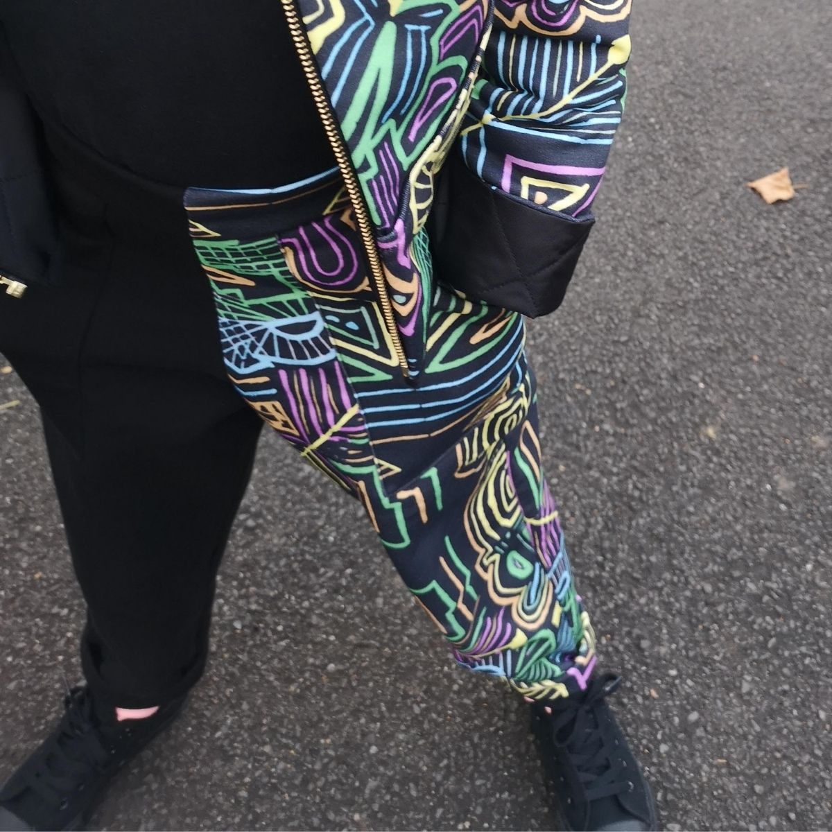 Odd Joggers - Black & Tribal Play